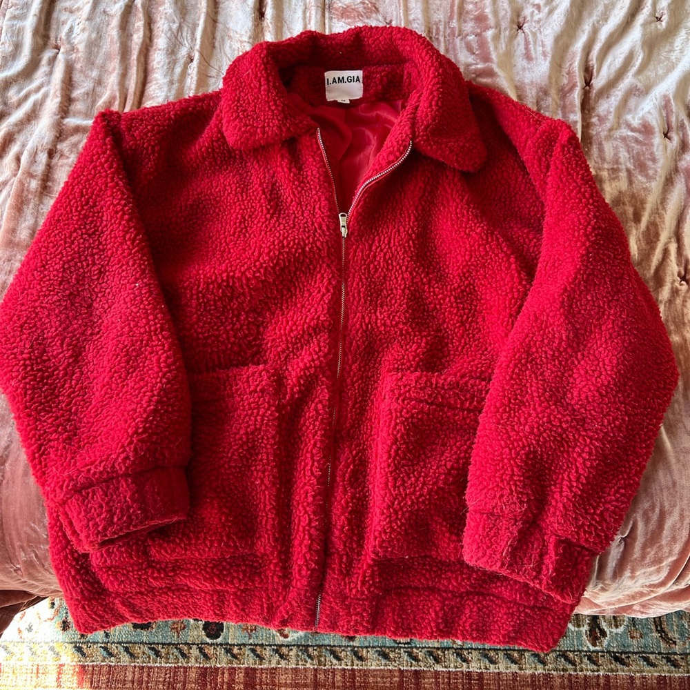 I am Gia teddy coat